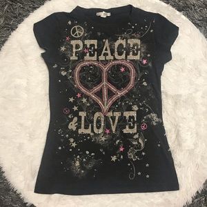 Julia Peace/Love Graphic Tee